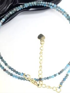 💚💙NEW💚💙 PRETTY!! 2mm Faceted PHOSPHATE Bracelet